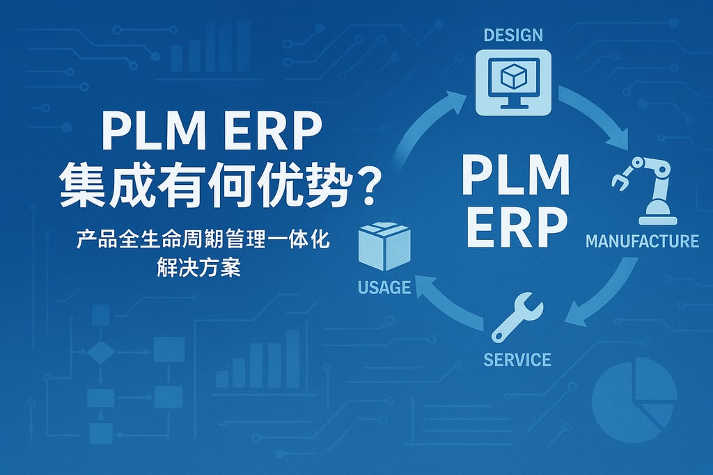 PLM ERP集成有何优势？产品全生命周期管理一体化解决方案